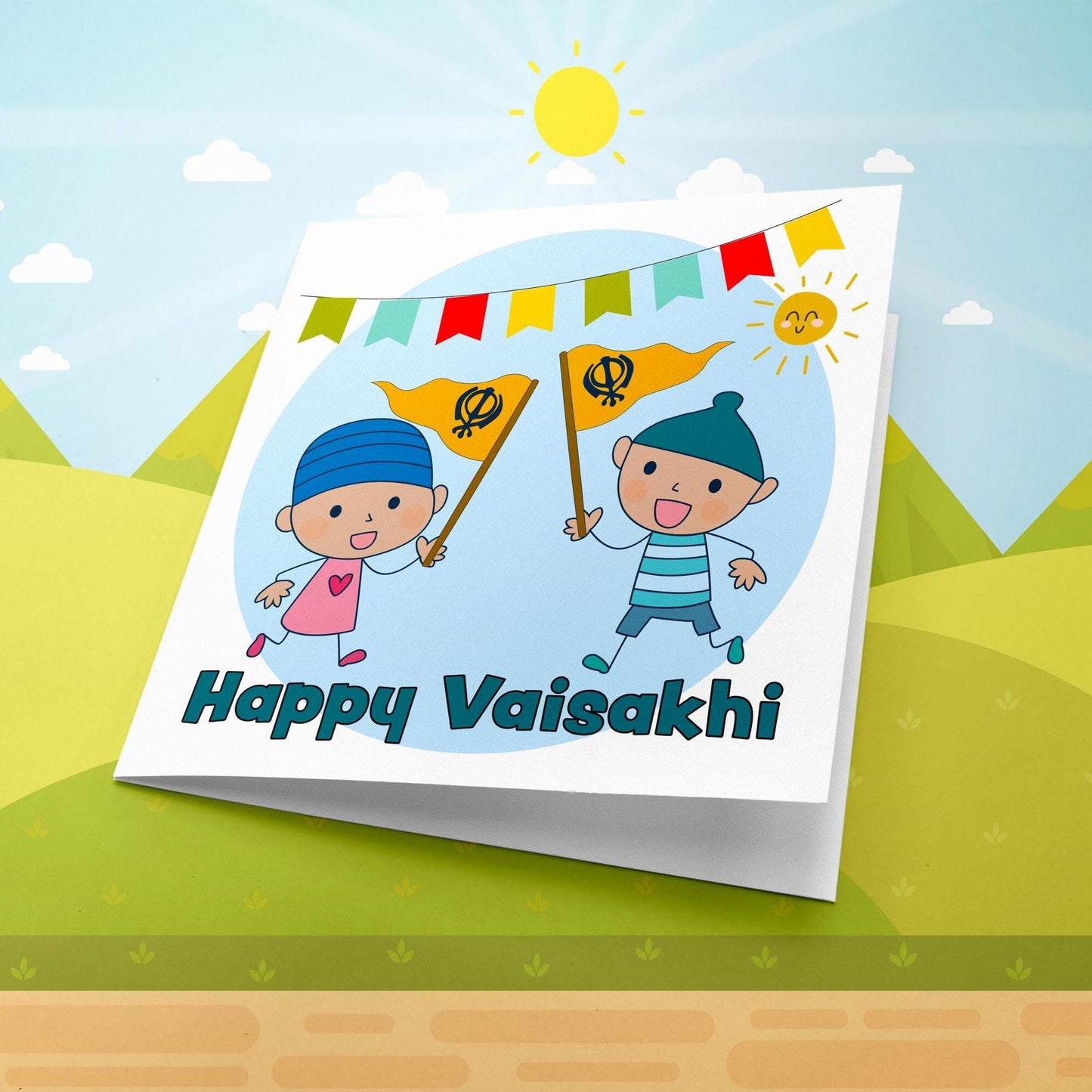 Jap and Jas Happy Vaisakhi card
