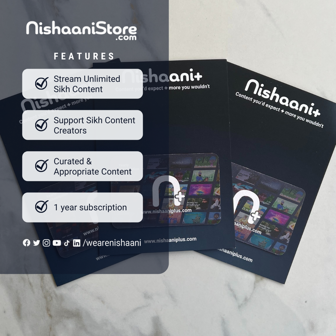 Nishaani+ Yearly Subscription Gift Card - NishaaniStore